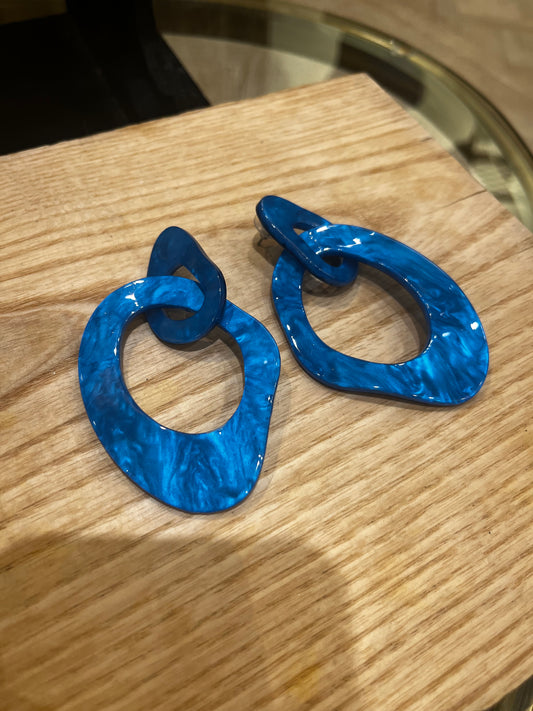 OH PARISIENNE earings blue