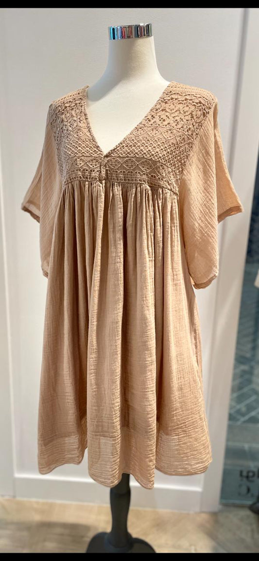 Dress HEART beige