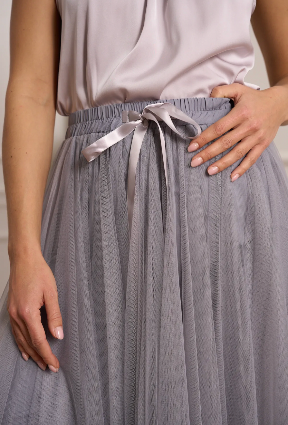 Choklate grey skirt